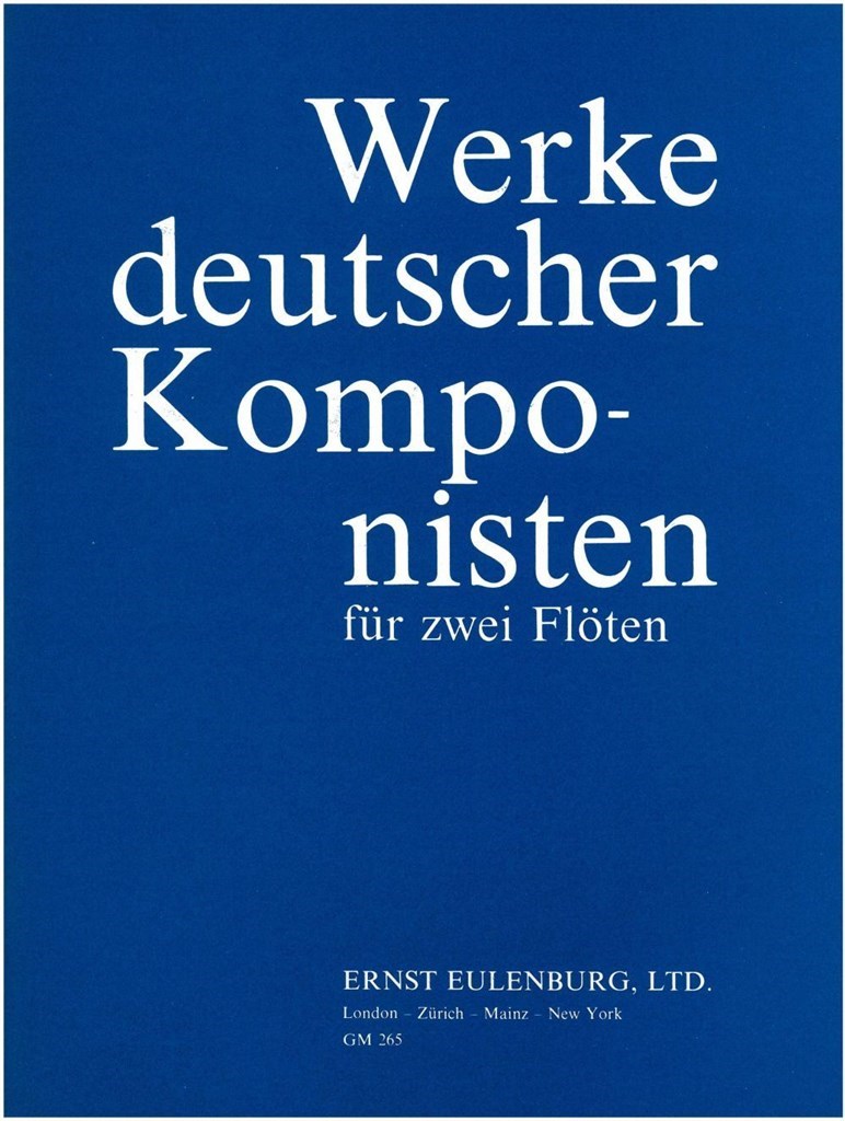 Werke Deutscher Komponisten Für 2 Flöten